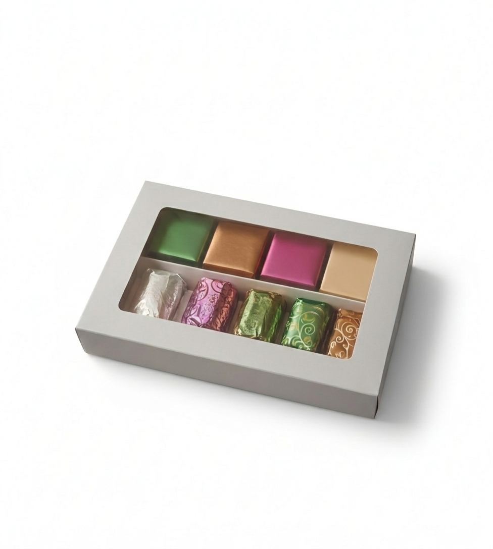 Assortiment de chocolats fins avec noix mix 500g
