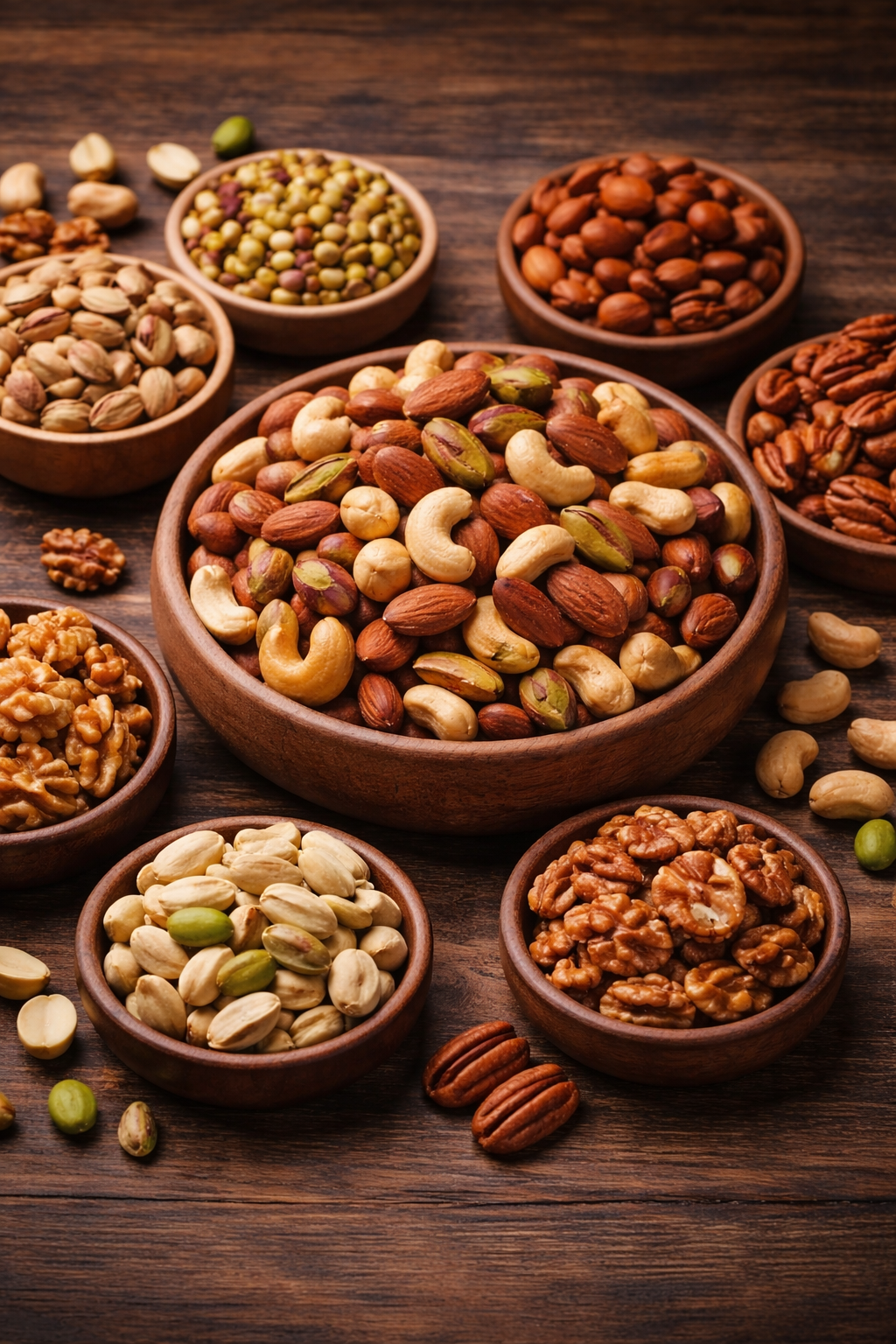 Fruits secs grillés