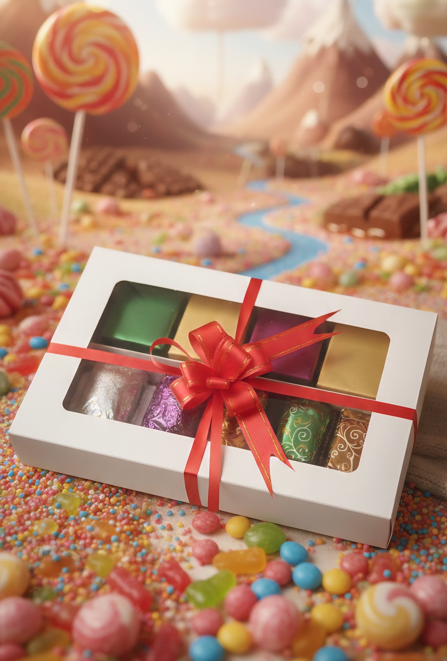 Assortiment de chocolats fins avec noix mix 500g