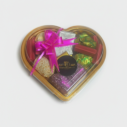 Coffret de Chocolats Assortis de Luxe – 500 g | Pistache, Amande, Noisette, Nescafé & Chocolat Noir