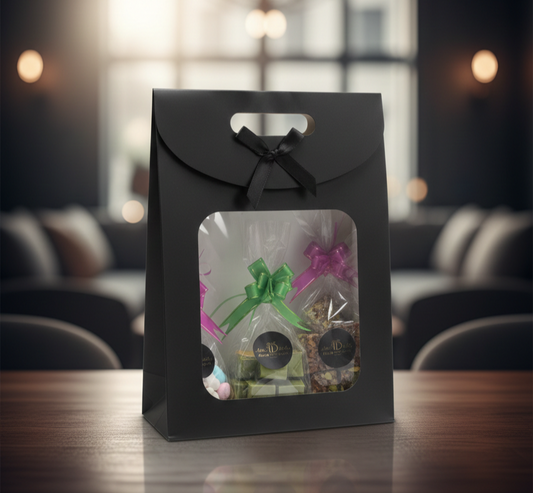 Coffret Prestige  Loukoum à la Pistache, Chocolat Dubaï & Amandes Dragéifiées