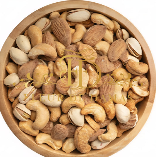 Mélange de noix grillées salées – Pistache, amande et cajou 500g